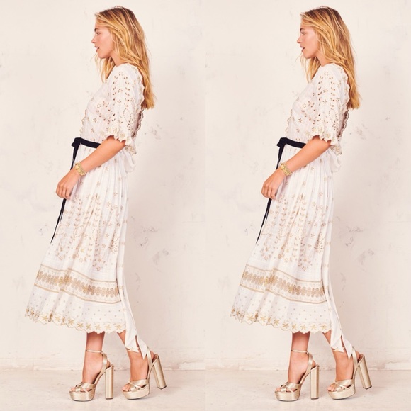 LoveShackFancy Augusta Dress x Free People - Picture 2 of 12